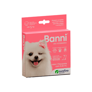 Banni Antipulgas para Cães até 5kg - 0,32 ml