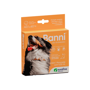 Banni Antipulgas para Cães de 40kg a 60kg - 4,02 ml