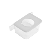 Comedouro 1 Furo com Gancho Alvorada Branco