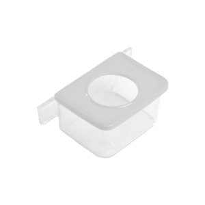 Comedouro 1 Furo com Gancho Alvorada Branco - Único