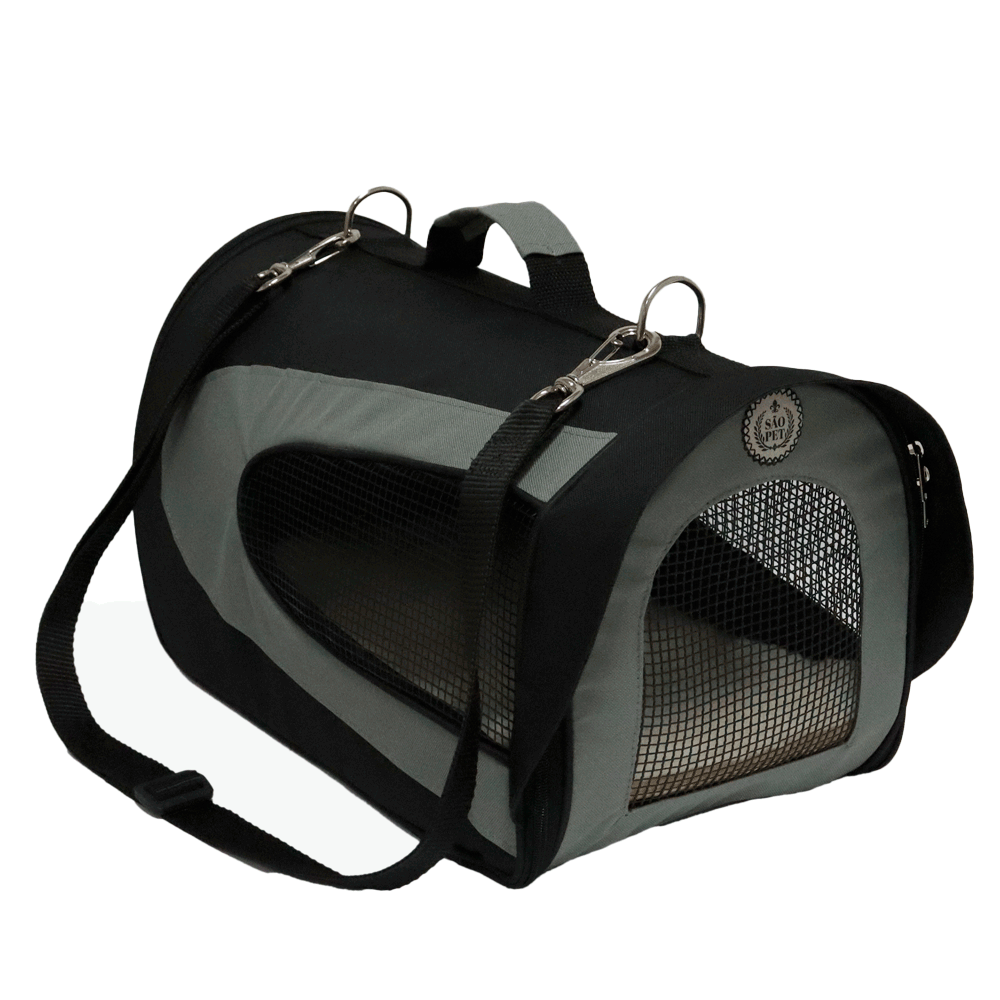 Bolsa de Transporte P-Sport Preto São Pet
