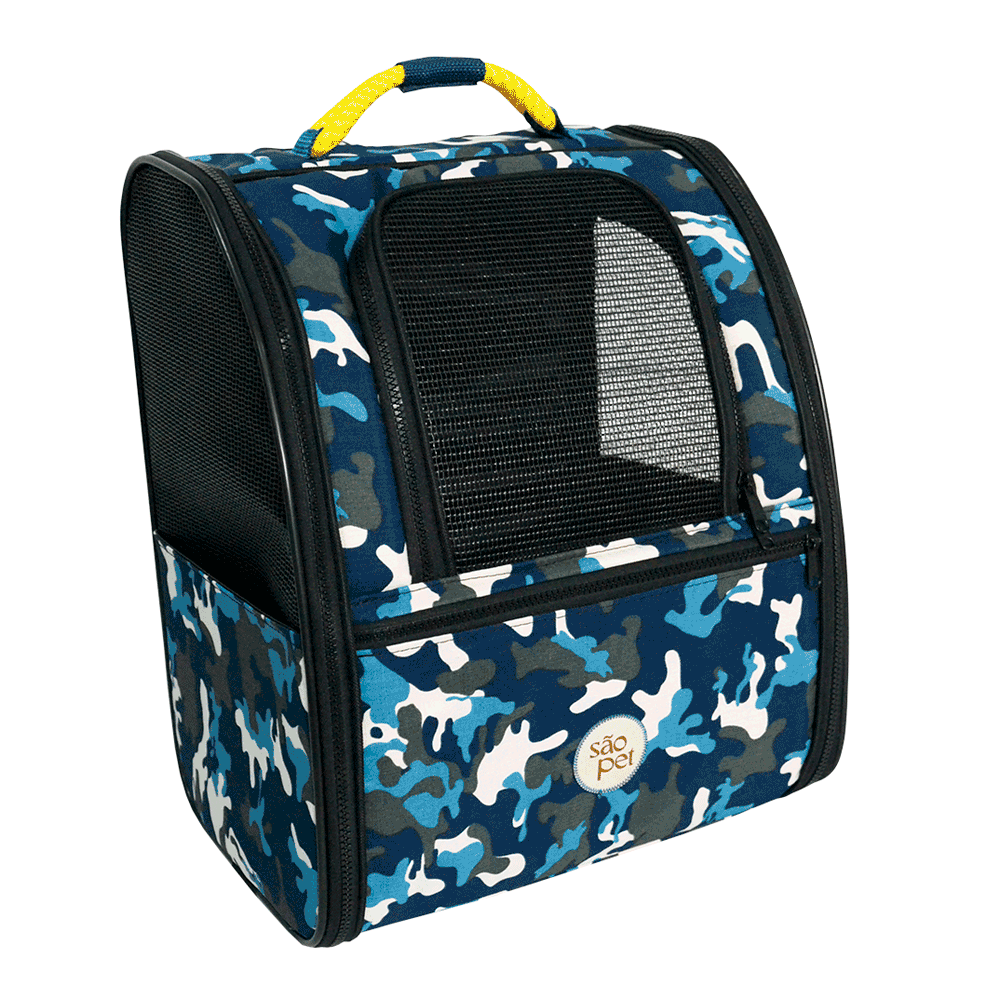 Mochila Ransel Selva Azul São Pet Cobasi1