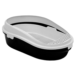 Bandeja Higiênica Furba Preta Furacão Pet - Único