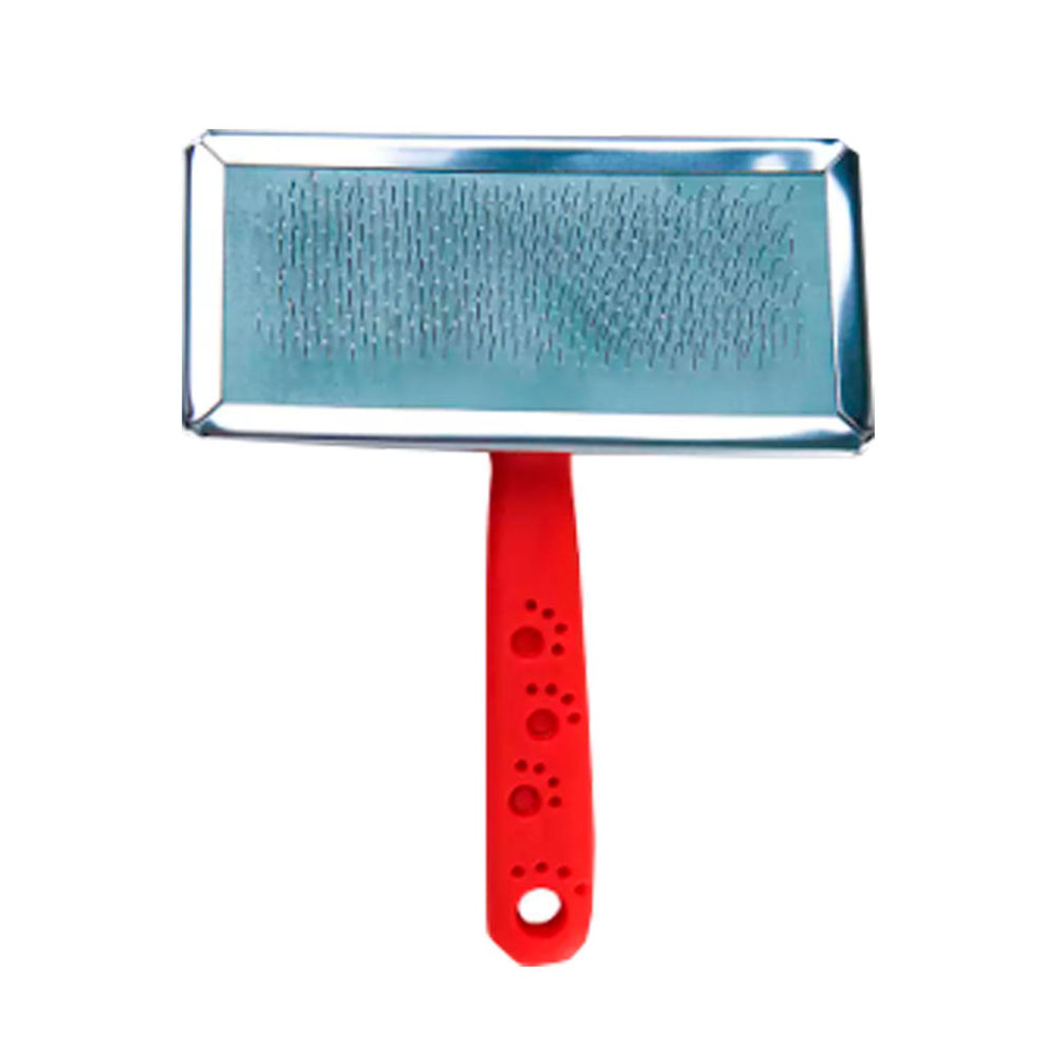Rasqueadeira-Aco-Cabo-de-Plastico-Vermelho-HomePet-Nº3