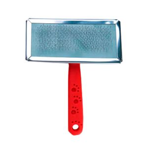 Rasqueadeira Aço Cabo de Plástico Vermelho HomePet