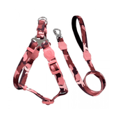 Peitoral e Guia Selva São Pet Rosa