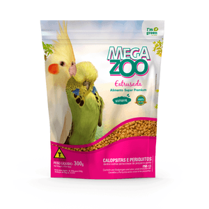 Ração para Calopsita e Periquito PM13 Megazoo - 300 g