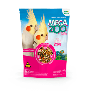 Ração para Calopsita Mix Megazoo - 300 g