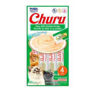 Petisco Churu Atum e Galinha para Gatos - 56 g