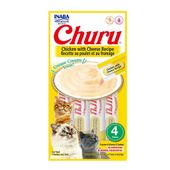 Petisco Churu Galinha e Queijo para Gatos