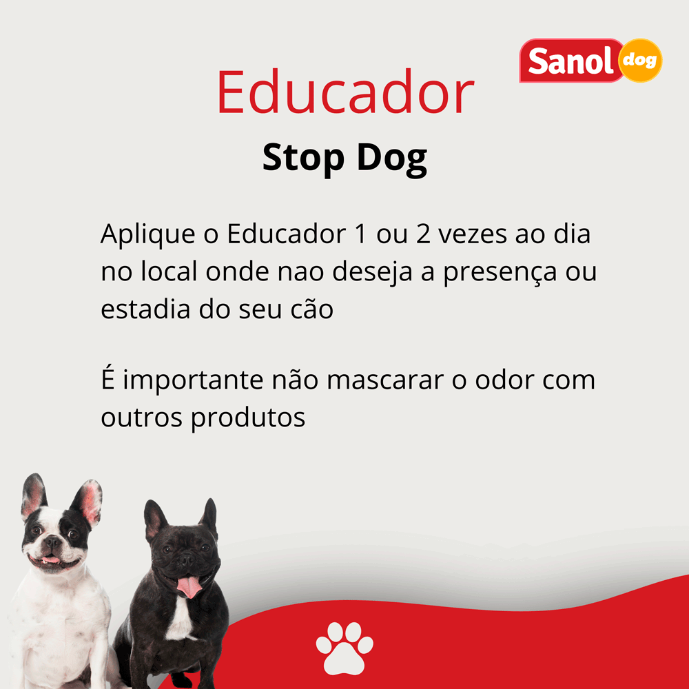 Educador Sanitário Stop Dog Sanol Dog