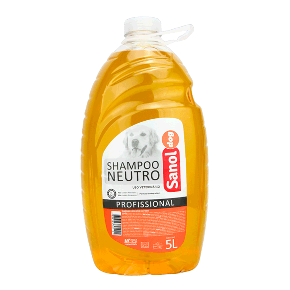 Shampoo Neutro Cães e Gatos Sanol