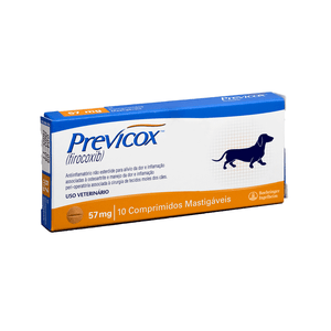 Previcox 57 mg Anti-inflamatório para Cães - 10 comprimidos