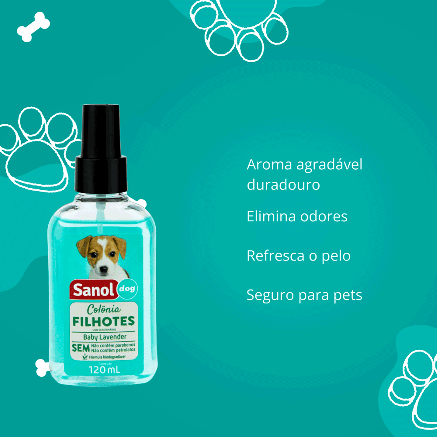 Beneficios-da-Colonia-Filhote-Baby-Lavender-Sanol-Dog
