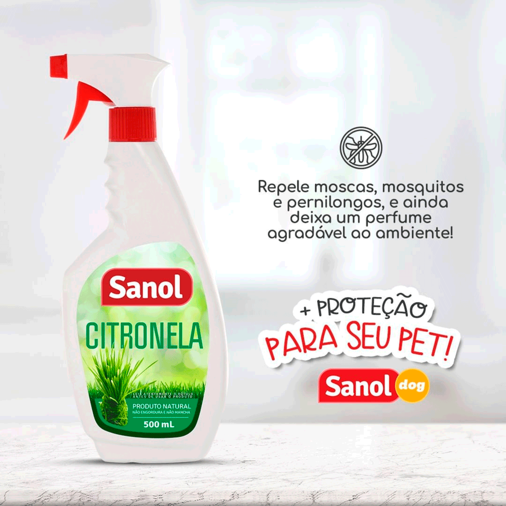 Repelente Natural Citronela Sanol