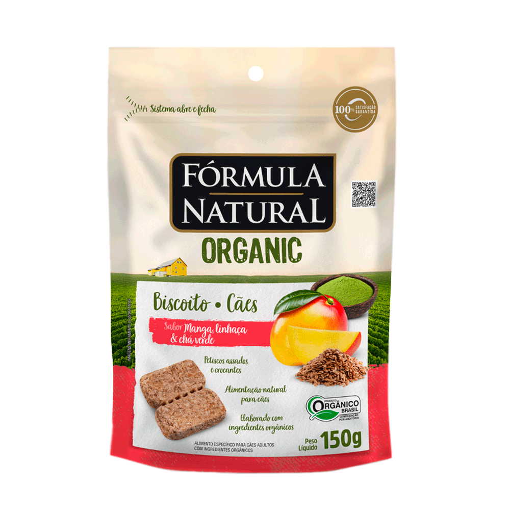 Biscoito Fórmula Natural Organic Cães Adultos Manga