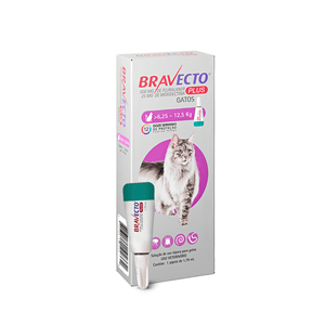 Antipulgas Bravecto Plus Gatos 6,25 a 12,5 kg - 1,79 ml