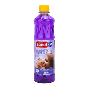 Eliminador de Odores Gatos Sanol - 500 ml