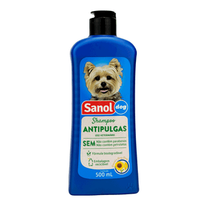 Shampoo Antipulgas para Cães Sanol