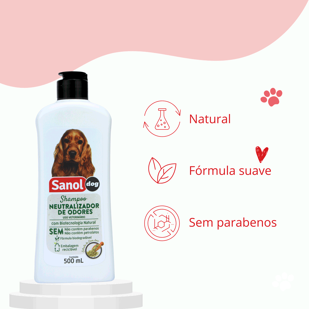 Shampoo Neutralizador de Odores Sanol