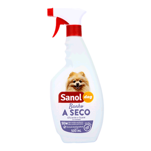 Banho a Seco Sanol para Cães e Gatos - 500 ml
