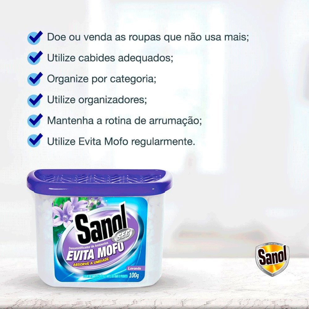Evita Mofo Sanol Sec Lavanda Desumidificador