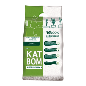 Areia para Gato Katbom Clinical Granulado Higiênico - 3 kg