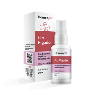 Pró Fígado para Cães e Gatos Homeo Pet - 30 ml