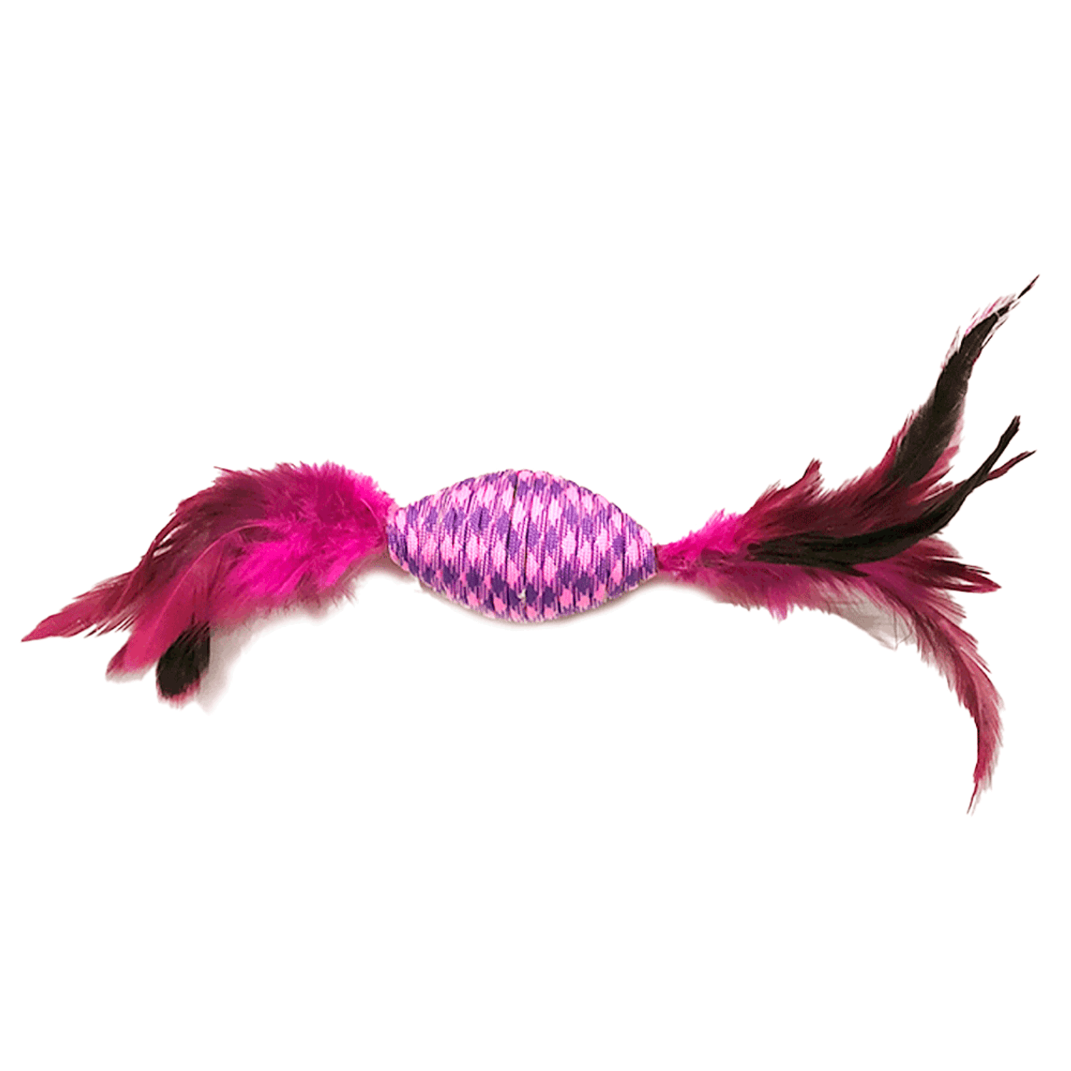 Brinquedo-para-Gatos-Bolinha-Luxo-com-Penas-Savana-Pet
