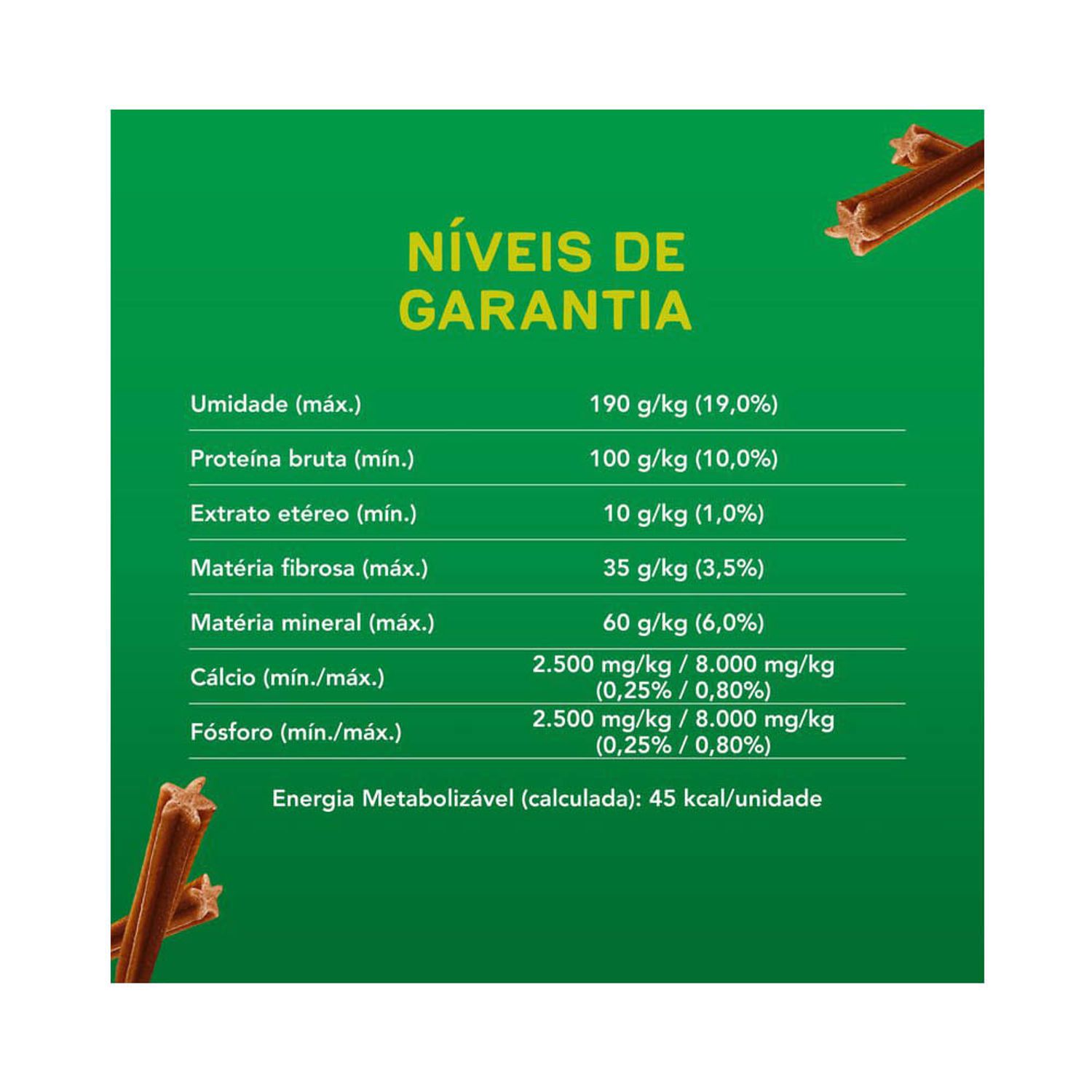 Petisco-Dog-Chow-Extra-Life-Niveis-de-garantia