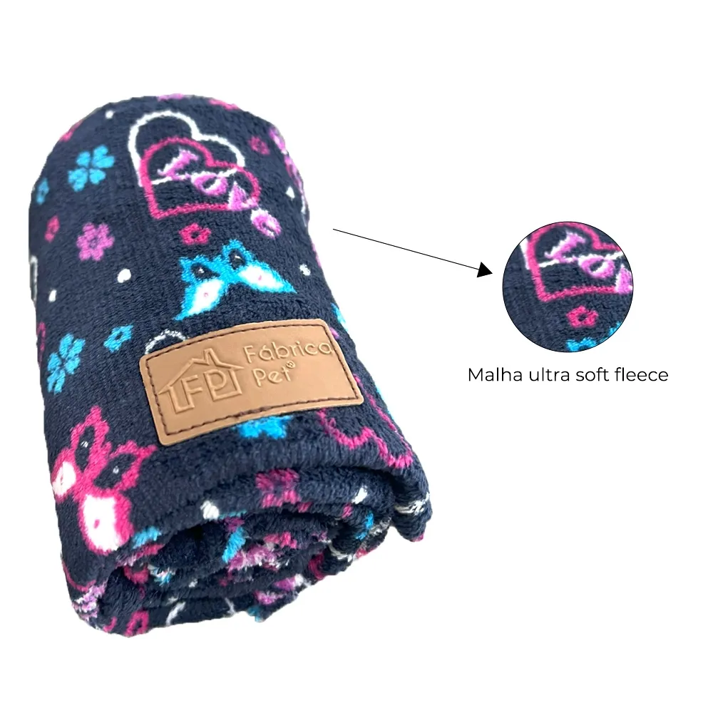 Cobertor Ultra Soft Heart Fábrica Pet Cobertor Ultra Soft Heart Fábrica Pet