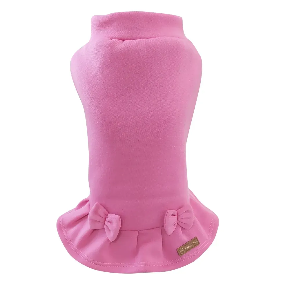 Vestido Moletom Pink Fábrica Pet