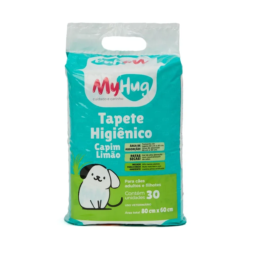 Tapete Higiênico MyHug Capim Limão 80x60cm