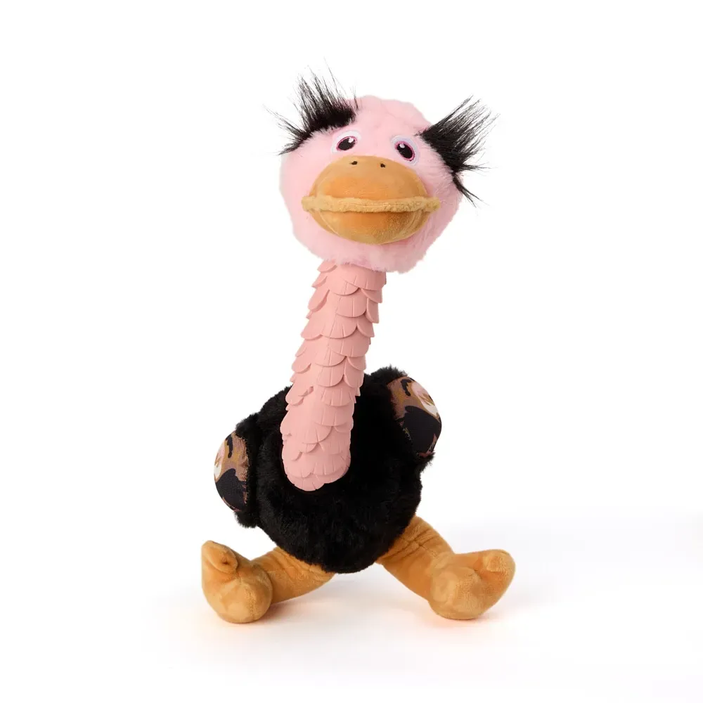 Brinquedo Mordedor Pelúcia Avestruz Jambo Pet