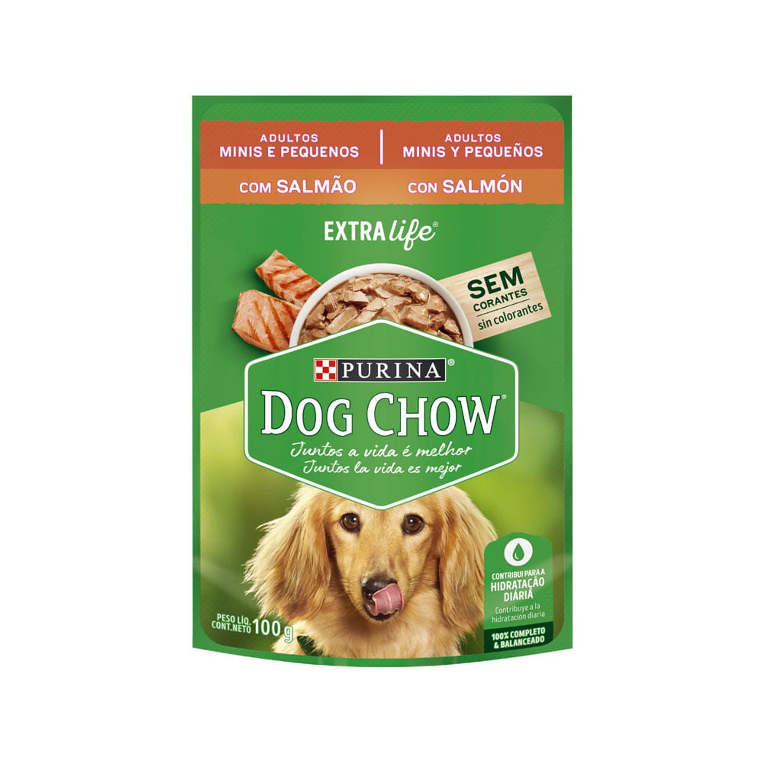 Racao-Umida-Dog-Chow-Caes-Adultos-Mini-e-Pequenos-Salmao