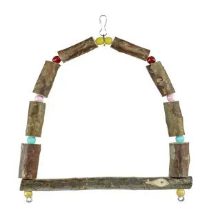 Balanço Natural para Pássaros Kakatoo - Único