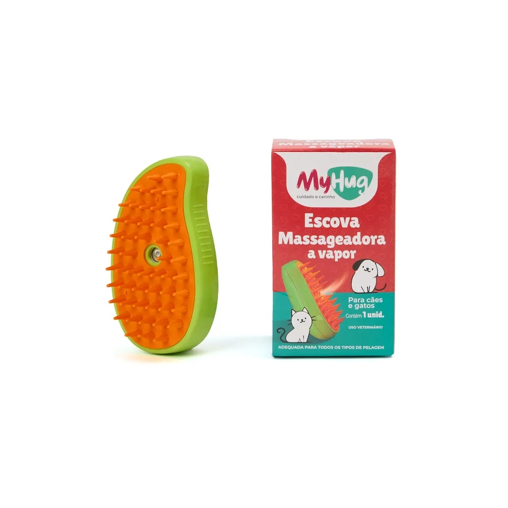 Escova Massageadora a Vapor para Cães e Gatos MyHug
