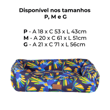 Tamanho-da-Cama-Arara-Azul-para-Caes-e-Gatos-Fabrica-Pet