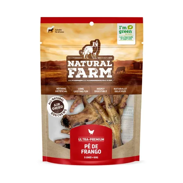 Petisco Pé de Frango Natural Farm 60 g
