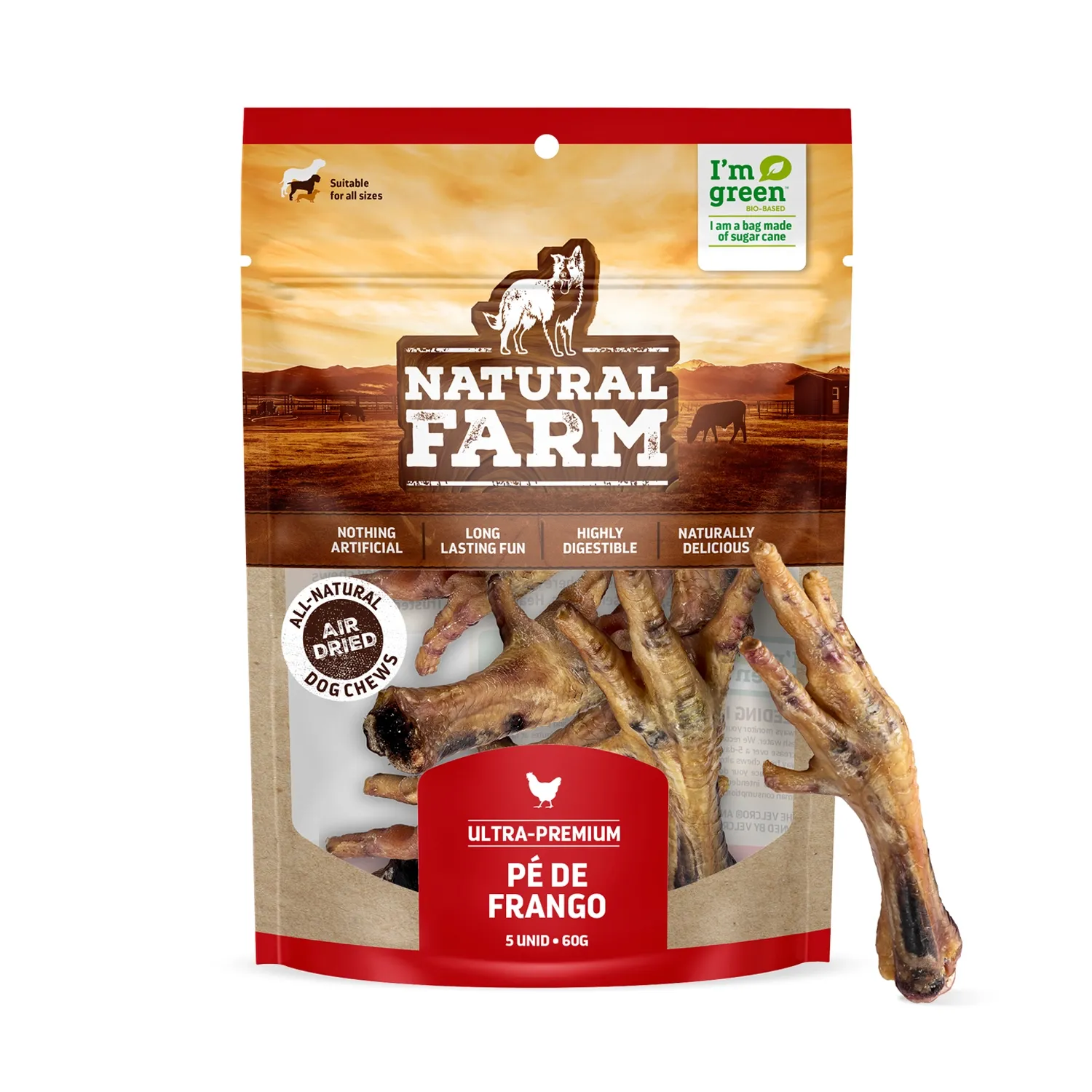 Petisco Pé de Frango Natural Farm