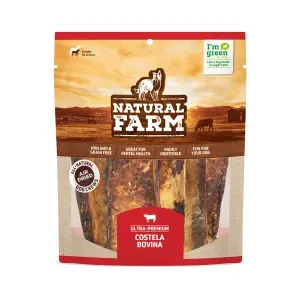 Petisco Costela Bovina 6” Natural Farm - 6 unidades
