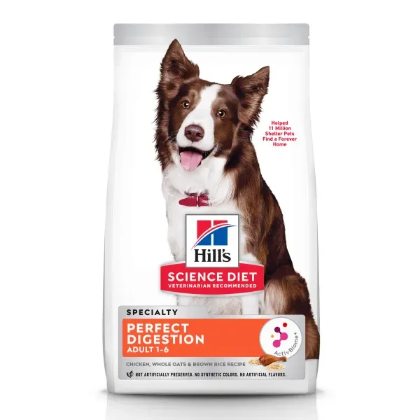 Ração Hill's Science Diet Digestão Perfeita para Cães Adultos Sabor Frango 1,5 kg