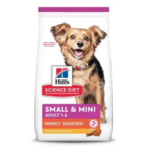Ração Hill's Science Diet Digestão Perfeita Pequenos e Mini para Cães Adultos Sabor Frango - 1,5 kg