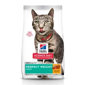 Ração Hill's Science Diet Peso Perfeito para Gatos Adultos Sabor Frango - 1,36 kg