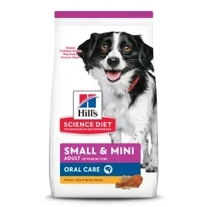 Ração Hill's Science Diet Saúde Dental Pequenos e Mini para Cães Adultos Sabor Frango - 1,81 kg