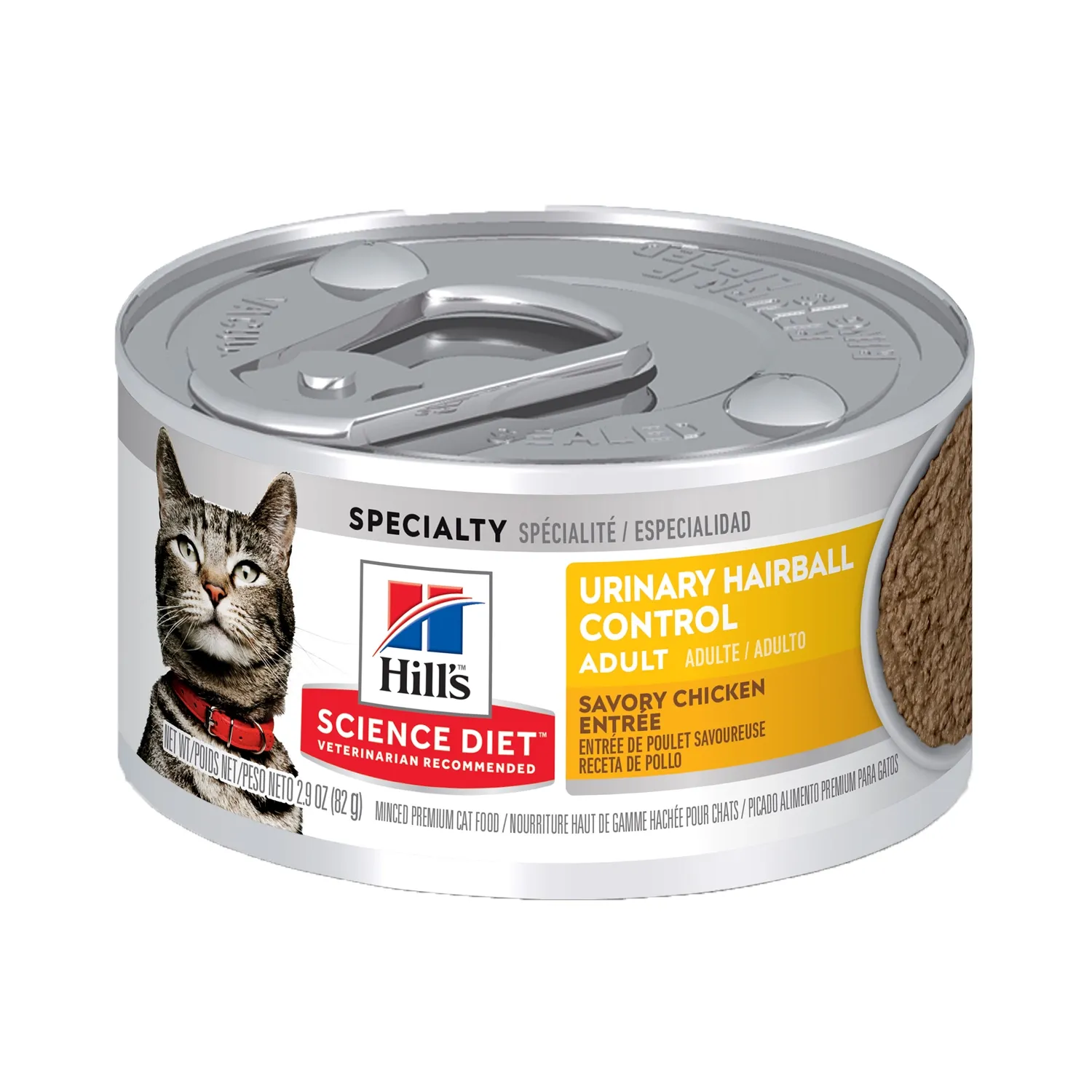 Ração Úmida Hill's Science Diet Cuidado Urinário e Bolas de Pelo para Gatos Adultos Sabor Frango
