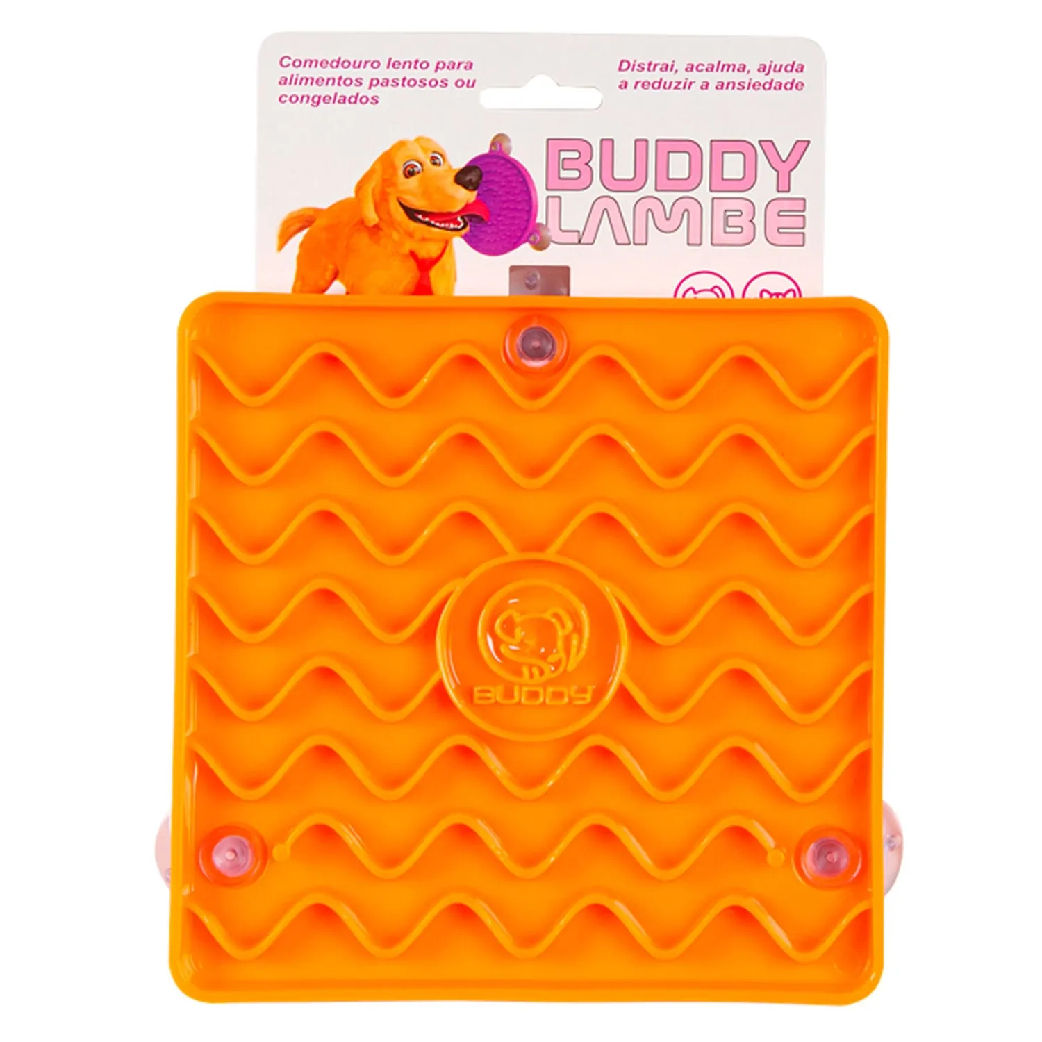 Comedouro Buddy Lambe Ondas para Cães e Gatos Buddy Toys