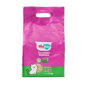 Granulado Higiênico Biodegradável para Gatos MyHug - 3 kg