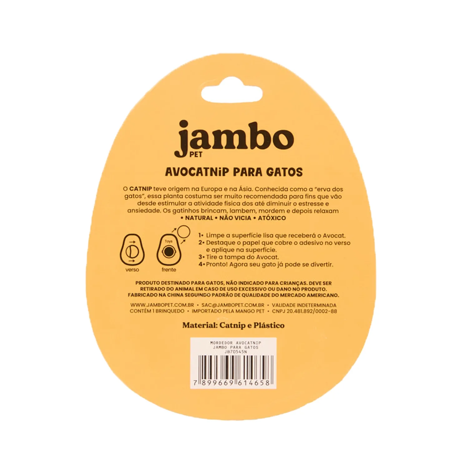 7-Brinquedo Avocatnip para Gatos Jambo.webp