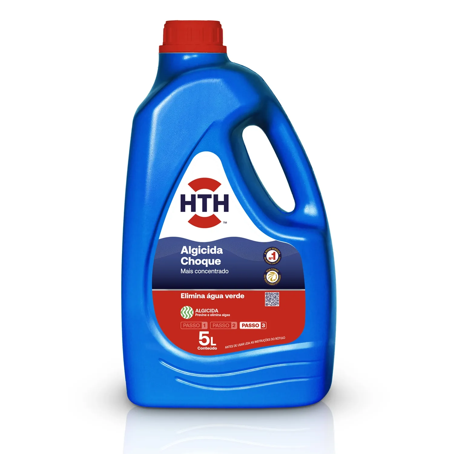 Algicida de Choque Solução Água Verde HTH